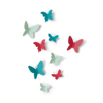 Set 9 decorațiuni 3D de perete Umbra Butterflies imagine