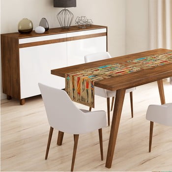 Napron din microfibră pentru masă minimalist cushion covers mentio, 45 x 145 cm