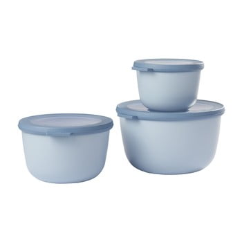 Set 3 cutii pentru gustări rosti mepal cirqula nordic, albastru
