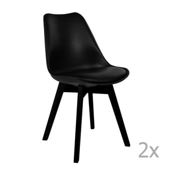 Set 2 scaune house nordic viborg, negru