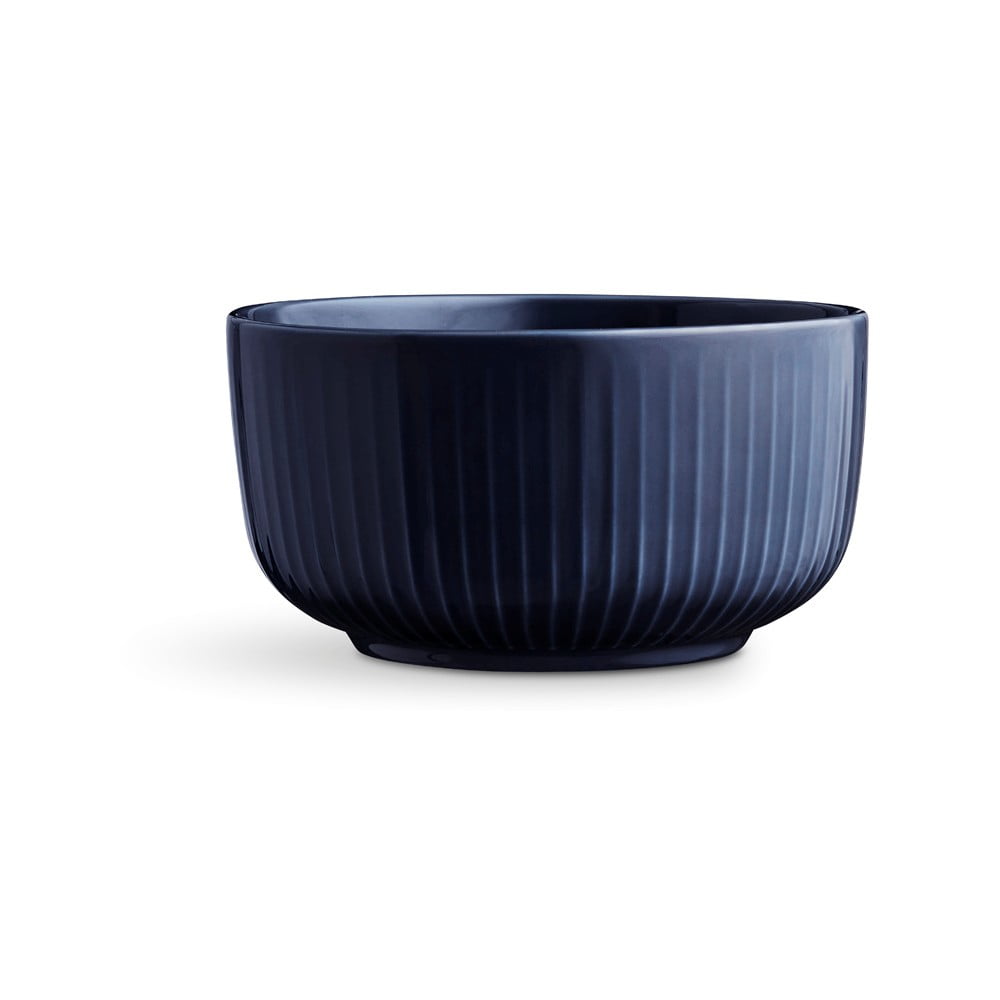 Tmavě modrá porcelánová miska Kähler Design Hammershoi, ⌀ 17 cm