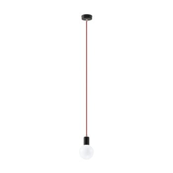 Lustră Nice Lamps Bombilla Black/Red