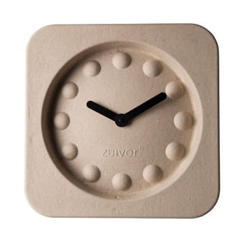 Ceas de perete zuiver pulp square, bej