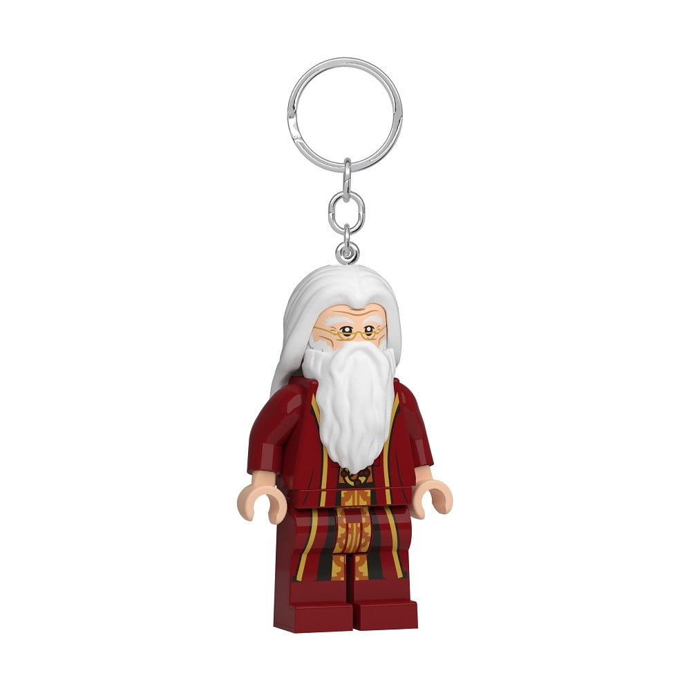 Červená klíčenka se svítilnou Harry Potter Professor Dumbledore – LEGO®