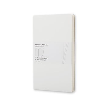 Caiet moleskine volant, 96 pag., hârtie dictando, alb