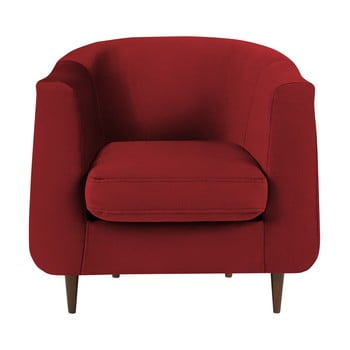 Fotoliu kooko home glam, roșu