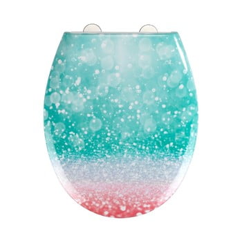 Capac wc cu închidere lentă wenko easy dreamy, 44,5 x 37 cm
