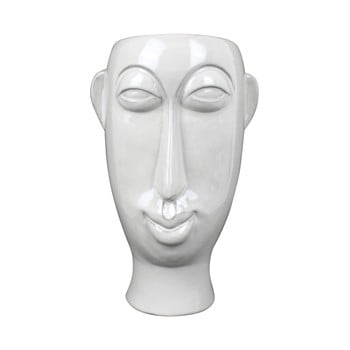 Vază din porțelan pt living mask, înălțime 27,2 cm, alb