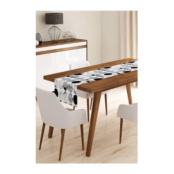 Napron din microfibră pentru masă minimalist cushion covers pearl, 45 x 145 cm