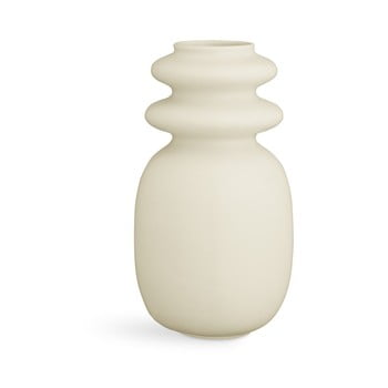 Vază din ceramică Kähler Design Kontur, înălțime 29 cm, crem imagine