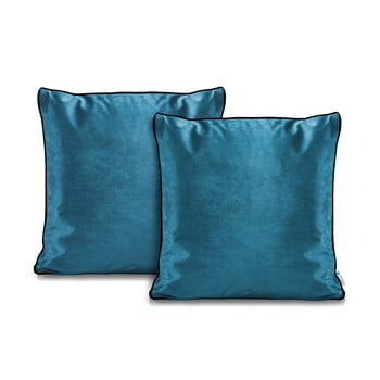 Set 2 fețe de pernă decoking rimavelvet marine, 45 x 45 cm, albastru