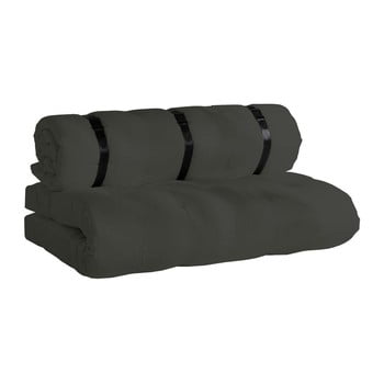 Canapea extensibilă potrivită pentru exterior karup design design out™ buckle up dark grey, gri închis