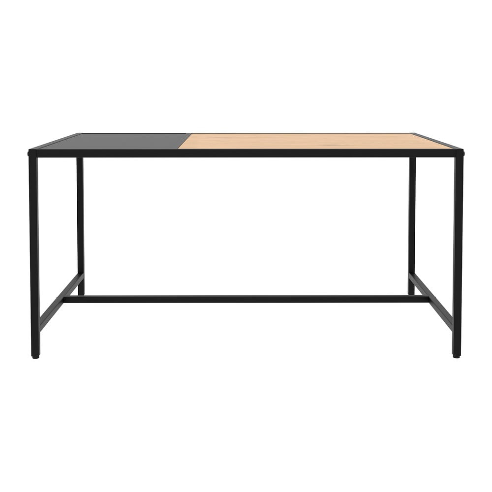 Konferenční stolek v černo-přírodní barvě 60x100 cm Altino – Unique Furniture