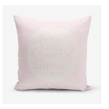 Față de pernă minimalist cushion covers home sweet home, 45 x 45 cm
