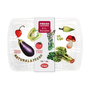Set 2 caserole pentru mâncare snips vintage, 2l