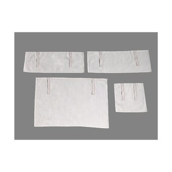 Set draperii din 4 piese vipack charlotte, alb