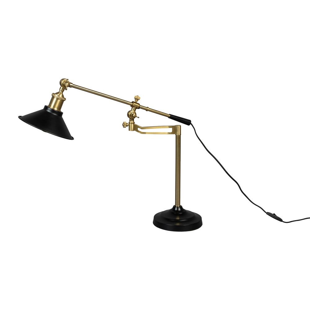 Stolní lampa v černé a zlaté barvě (výška 50 cm) Penelope – Dutchbone