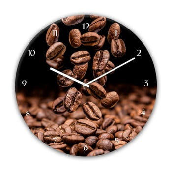 Ceas de perete styler glassclock coffee seeds, ⌀ 30 cm