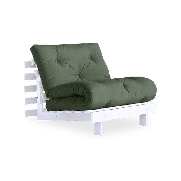 Variabilní křeslo Karup Design Roots White/Olive Green