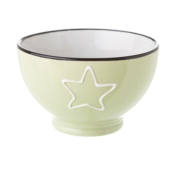 Bol din ceramică unimasa star, 580 ml, verde