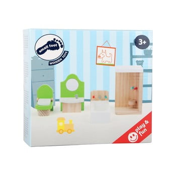 Set mobilier din lemn pentru păpuși legler bathroom