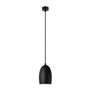 Lustră cu cablul negru sotto luce ume, negru mat
