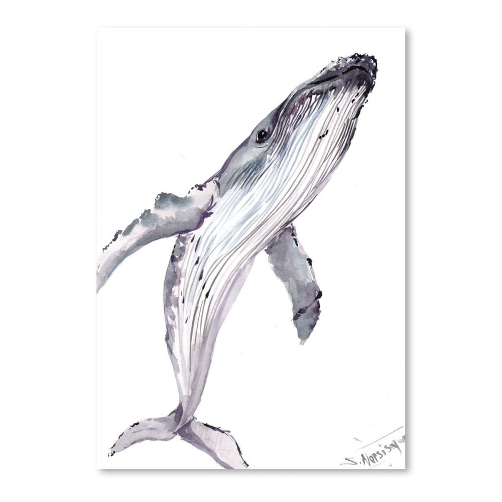 Горбатый кит эскиз