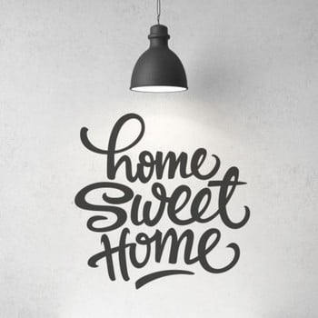 Autocolant decorativ pentru perete home sweet home