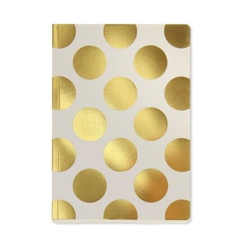 Agendă A5 Go Stationery Polka Cream