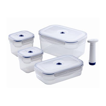 Set 5 recipiente pentru stocare alimente compactor food saver