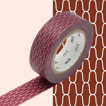 Bandă decorativă washi mt masking tape sandrine, rolă 10 m
