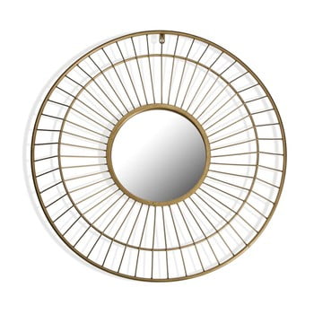 Oglindă de perete versa rendy, ø 70 cm, auriu