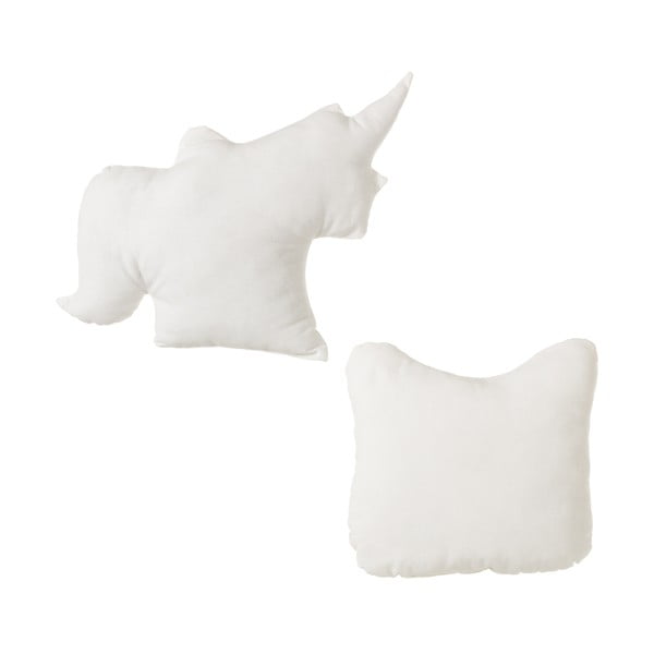 Sada 2 polštářků ve tvaru jednorožce a kočky Unimasa