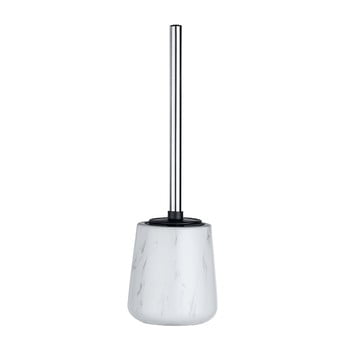 Perie de toaletă cu suport din ceramică wenko adrada, alb