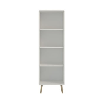Bibliotecă steens soft line, 166 x 49 cm, alb - crem