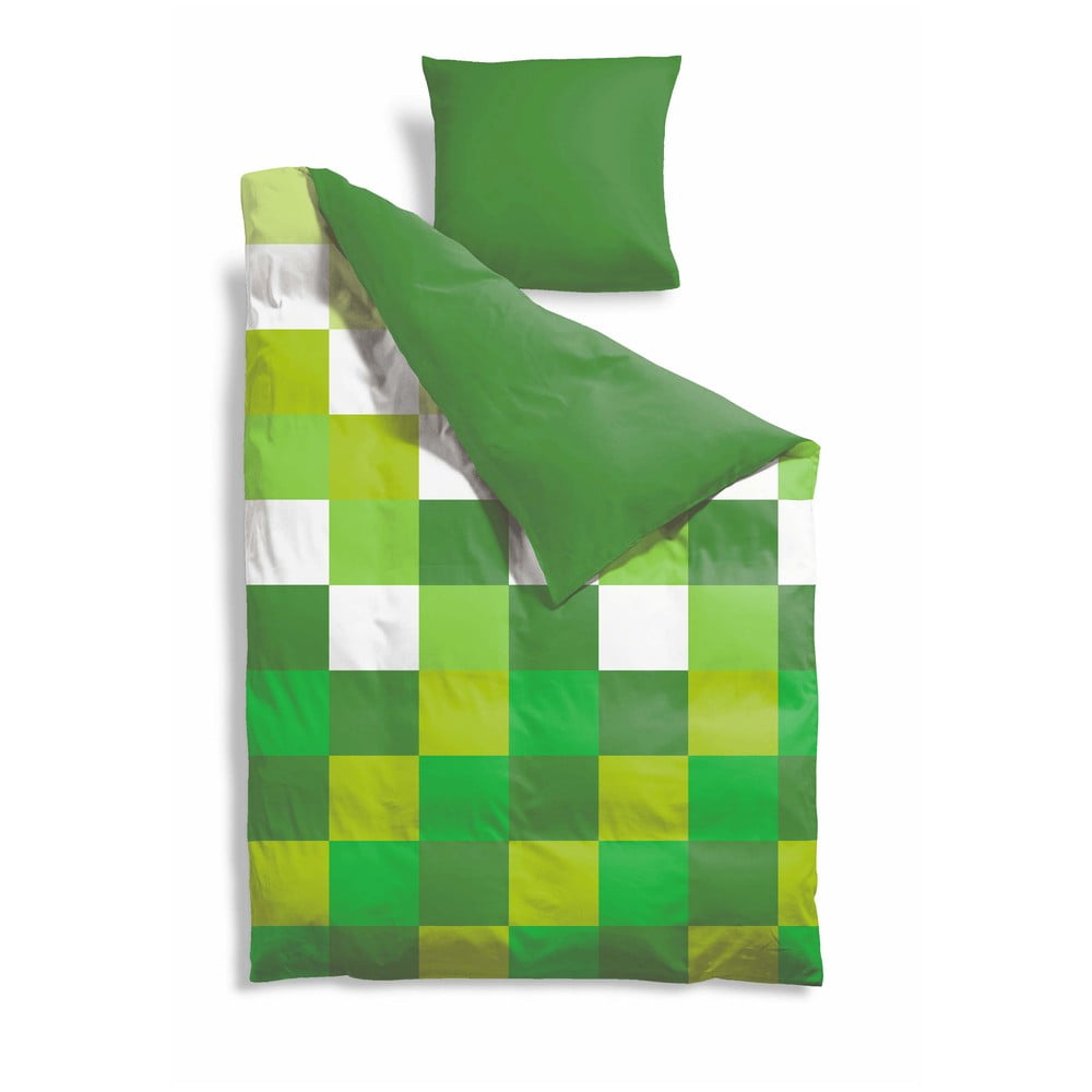 Povlečení Green Pixel, 140x200 cm