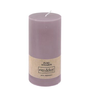 Lumânare baltic candles eco, înălțime 15 cm, mov