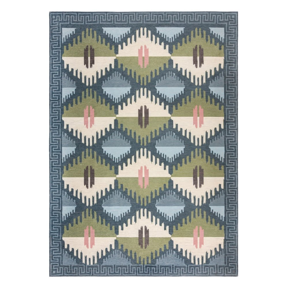 Modrý koberec 120x170 cm Lawson Kilim – Flair Rugs