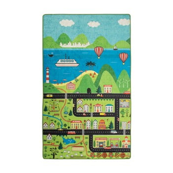 Covor copii happy city, 100 x 160 cm