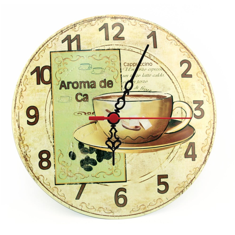 Nástěnné hodiny Aroma de Ca, 30 cm