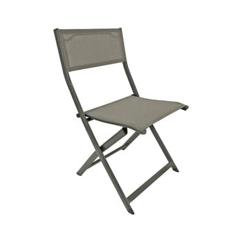 Set scaune pliabile de grădină ezeis vegetal, gri