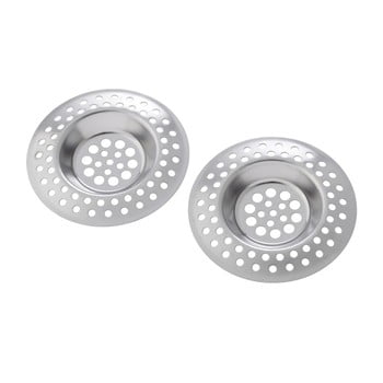 Set 2 site din oțel inoxidabil pentru chiuvetă wenko drain sieve, ⌀ 7 cm