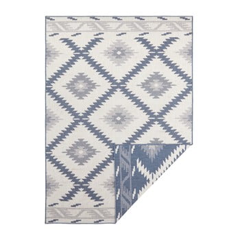 Covor cu 2 fețe bougari twin, 290 x 200 cm, albastru