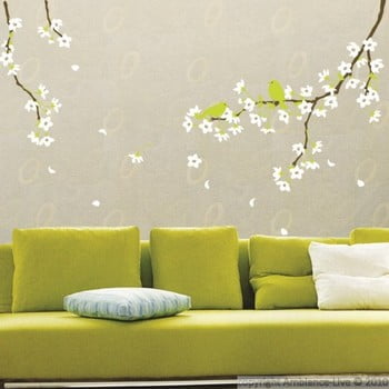 Autocolant ambiance pear tree with flowers