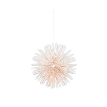 Decorațiune luminoasă suspendată markslöjd lisa, ø 46 cm, alb