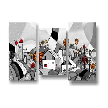 Set de 3 tablouri landscape, 105 x 150 cm