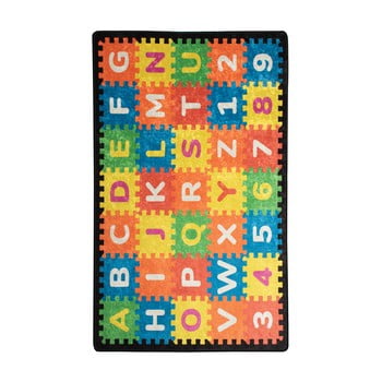Covor copii puzzle, 100 x 160 cm