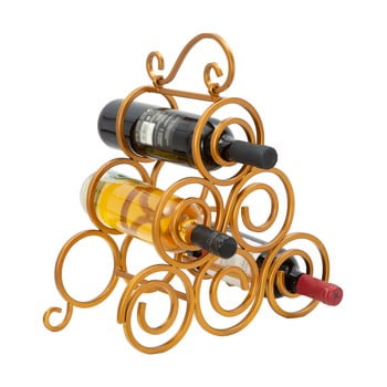 Suport pentru sticle de vin mauro ferretti, auriu