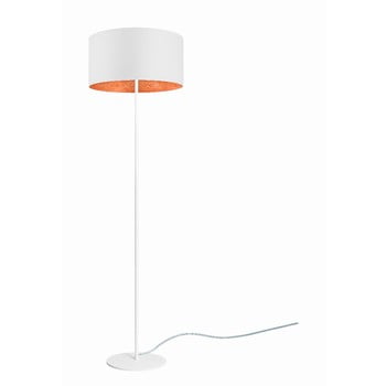 Lampadar sotto luce mika, ⌀ 40 cm, alb - arămiu
