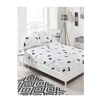 Set cearșaf elastic și 2 fețe de pernă garriso ressno, 160 x 200 cm